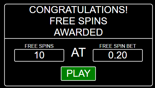 10 Free spins