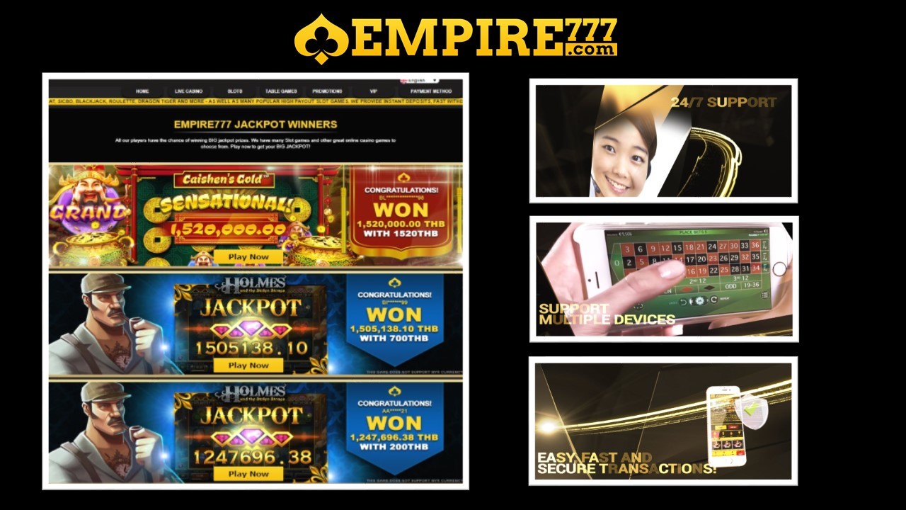 Asia Top Online Casino Empire777.com Trusted Brand