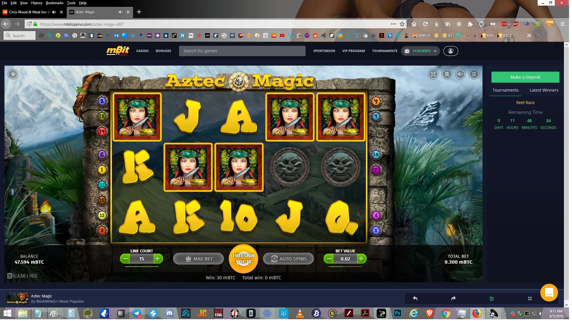 Aztec Magic Five Scatters