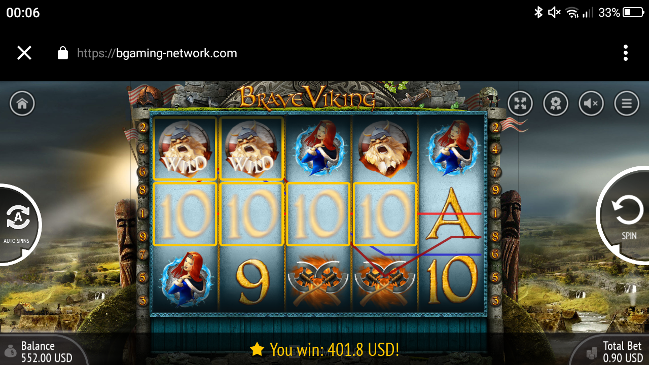 Good winning €400 in a spin