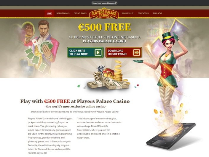 Players palace casino велью в ставках на спорт