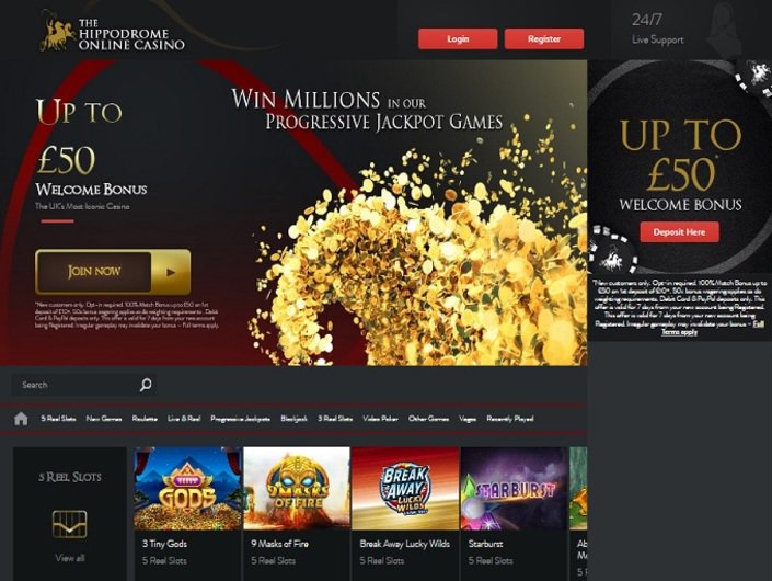 Hippodrome casino online sign in access