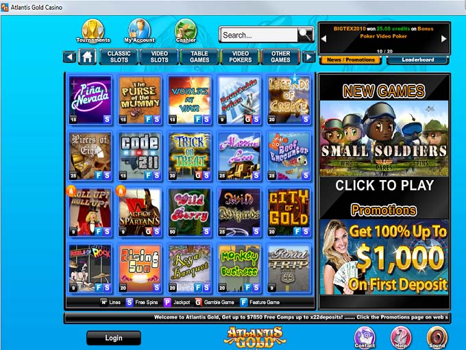 Las atlantis casino online