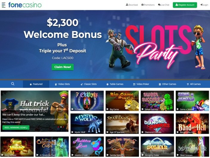 Fone Casino Bonus Codes 2019