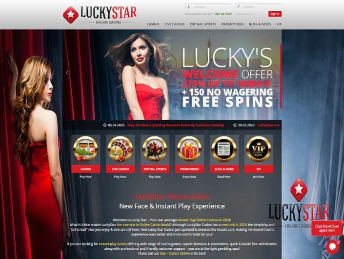 Lucky Star Casino No Deposit Bonus Codes