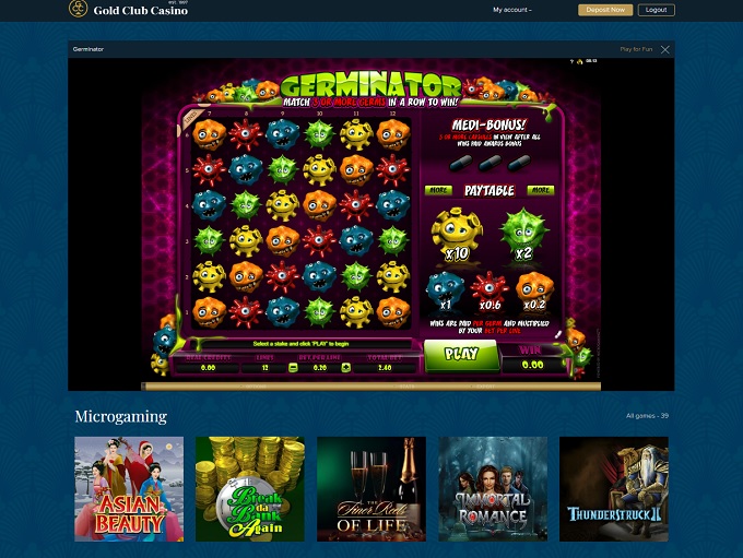 Club Gold Casino Instant Play