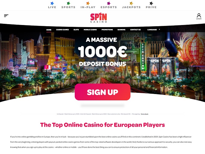 Spin Casino 18.05.2021. hp