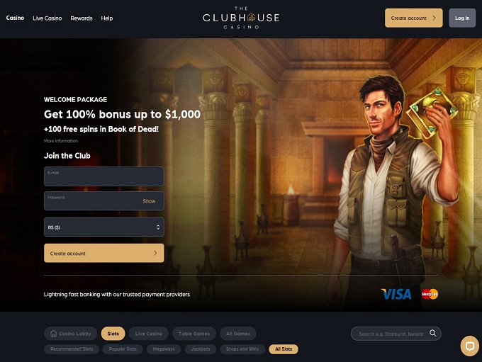 The ClubHouse Casino hp