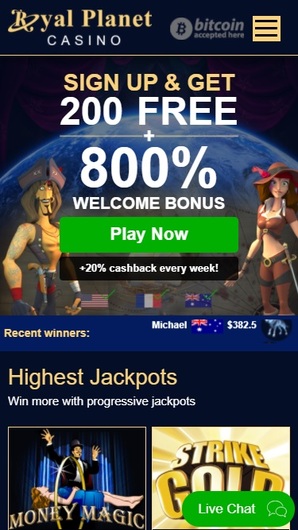 royal planet casino 300 no deposit bonus