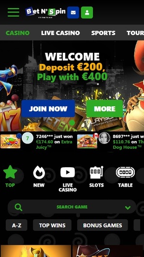 Bet N Spin Review ᐈ 100% Up To €/$200