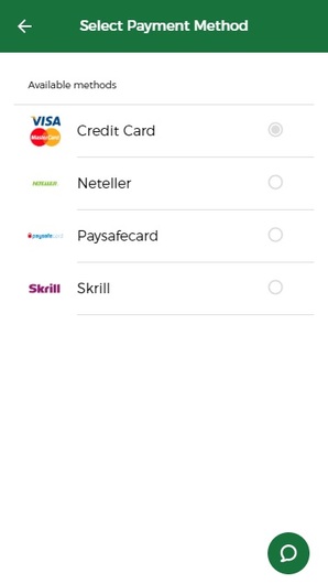 Mr green payment methods