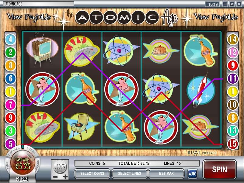 Atomic casino parties
