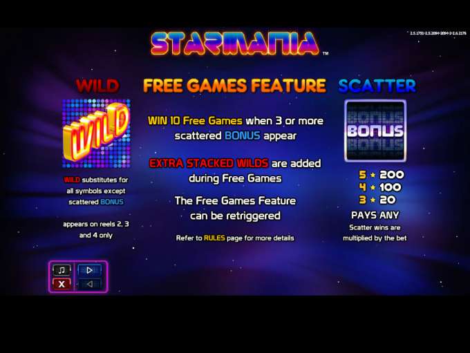 Starmania slot rtp games