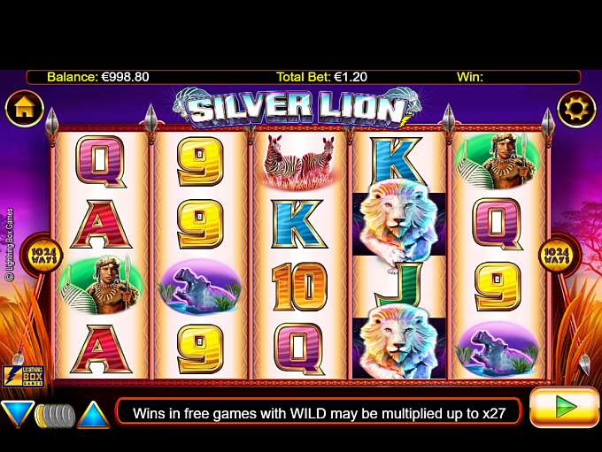 Wild lion slot machine
