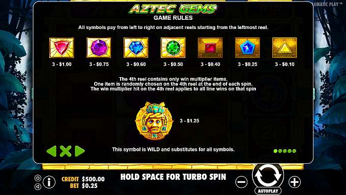 Aztec slots online, free