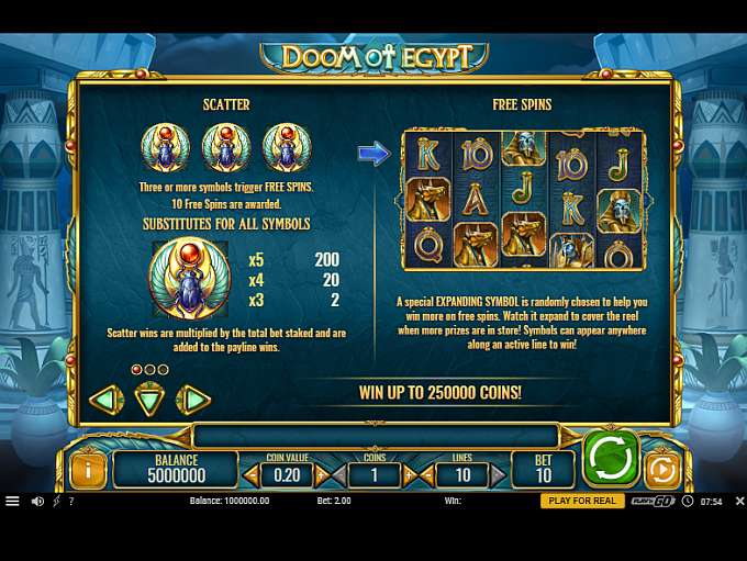 Doom Of Egypt Slot By Playn Go » Review + Demo Game