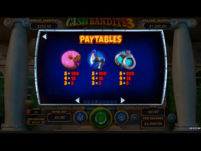 Play cash bandits 2001