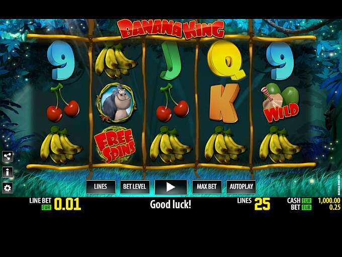 Banana king slot machine for sale