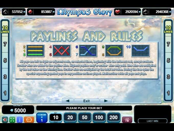 Olympus Glory Slot By EGT \u00bb Review + Demo Game