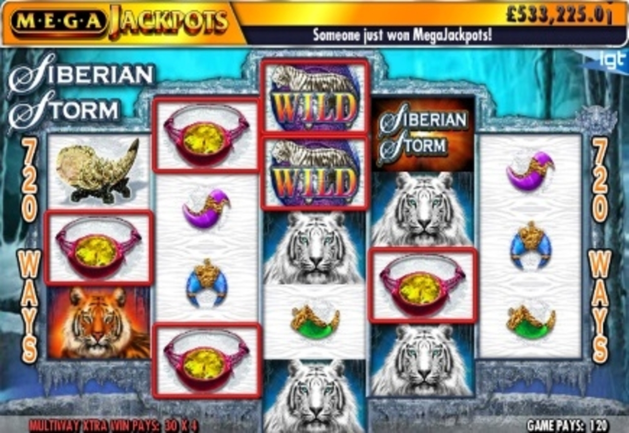 Megajackpots siberian storm