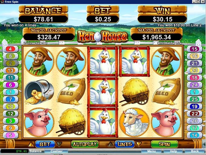 high country casino free spins