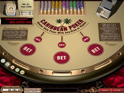 online caribbean-stud-poker