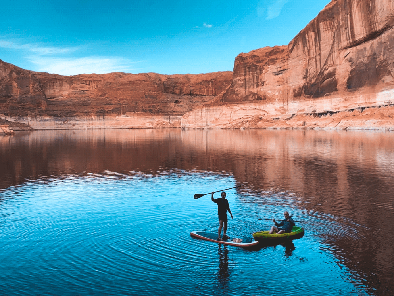 Water fun in Escalante Canyon