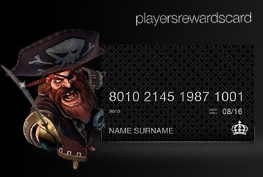 Players rewards card